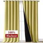 NICETOWN 100% Blackout Blinds, Laundry Room Decor Window Treatment Curtains - Image 2