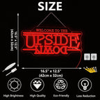 Welcome To The Upside Down Neon Sign LED Sign