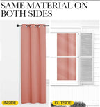 NICETOWN Coral Room Darkening Curtain Drapes - Image 4