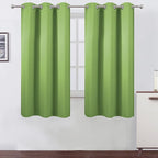 LEMOMO Light Green Bedroom Blackout Curtains by Lemomo