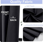 Simplebrand Ava Halloween Black Short Blackout Curtains - Image 3