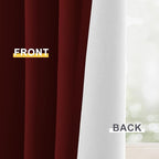 Yakamok 100% Blackout Curtain Panels 63 inches Cold and Light Blocking Drapes - Image 6