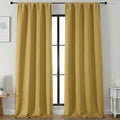 Simplebrand Bright Gold Blackout Curtains by Simplebrand