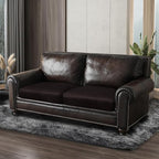Leather Look Couch Cushion Covers Sofa Seat Slipcovers Sets Couches Furniture - Image 8