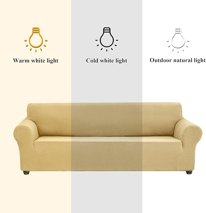Joccun Stretch Chair Couch Cover, 1-Piece Sofa Slipcover Spandex Jacquard - Image 3