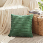 Fancy Homi 4 Packs Green Decorative Throw Pillow Covers 18x18 Inch - Image 2