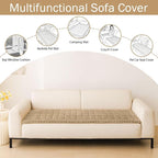 hyha Couch Covers for Dogs Washable, Non Slip Plush Dog Sofa Protectors - Image 3