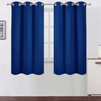 LEMOMO Blackout Curtains 42 x 63 inch/Royal Blue Curtains Set of 2 by Lemomo