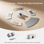 Magnetic Cable Clips 5 Pack,Charger Organizer for Metal Surfaces