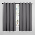 NICETOWN Grey Blackout Curtain Panels - Image 2