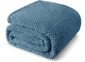Whale Flotilla Queen Size Fuzzy Fleece Blanket, Fluffy Warm Soft Jacquard Bed by WHALEFLOTILLA