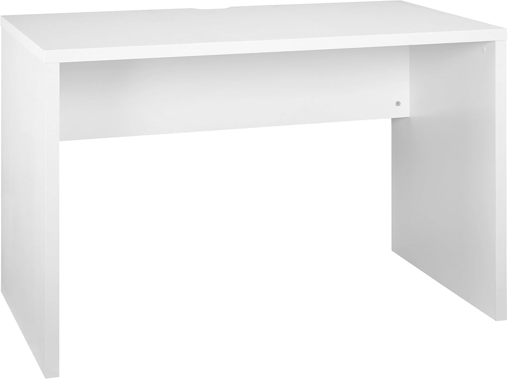 ClosetMaid Media Stand Entertainment Center with Cabinet Drawers, Open Shelves, 55 in. Wide, for Living Room, Den, Game Room, Black Walnut Finish