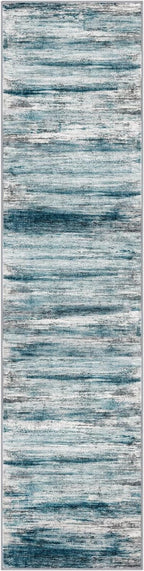 KOZYFLY Modern Abstract Runner Rug, 2x8 Kitchen Rugs Non-Slip Washable Soft - Image 8