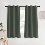 NICETOWN Thermal Insulated Curtains Blackout Draperies, Dark Mallard, 34 by 60 by NICETOWN