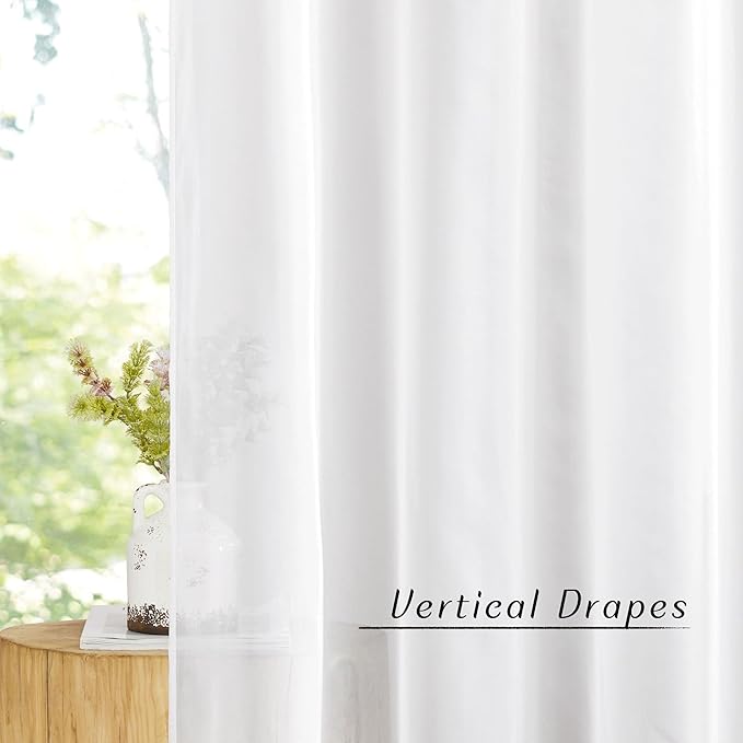 NICETOWN Sheer Curtains 90 inch Long - Image 3