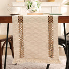 Niviy Boho Table Runner for Fall Thanksgiving Home Decor 12 x 72 Inches