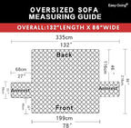 Easy-Going Reversible Oversized Couch Cover - Image 6