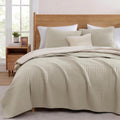 Queen Quilt Lightweight Bedspreads Oatmeal Queen Size Quilt Bedding Set