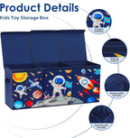 Large Toy Box Collapsible Chest Organizer with Flip Lid for Kids