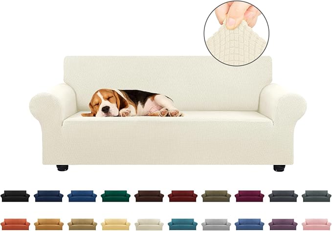 KEKUOU Stretch Loveseat Sofa Cover Slipcover, Couch Covers by KEKUOU