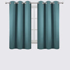 LEMOMO Sea Teal Thermal Blackout Curtains/38 x 54 Inch/Set of 2 Panels Room - Image 2