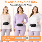 GLYDUNY Portable Cordless Heating Pad, Wearable Rechargeable Heat Pad