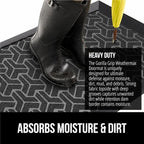 GORILLA GRIP 100% Waterproof All-Season WeatherMAX Doormat, US Designed Natural - Image 4