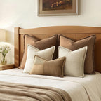 MIULEE Decorative Euro Sham Throw Pillow Covers - Image 3
