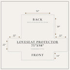 Great Bay Home Velvet Loveseat Cover - Image 5