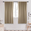 Deconovo Blackout Curtains, Thermal Insulated, W52 x L72 2 Panels, Back Tab by Deconovo