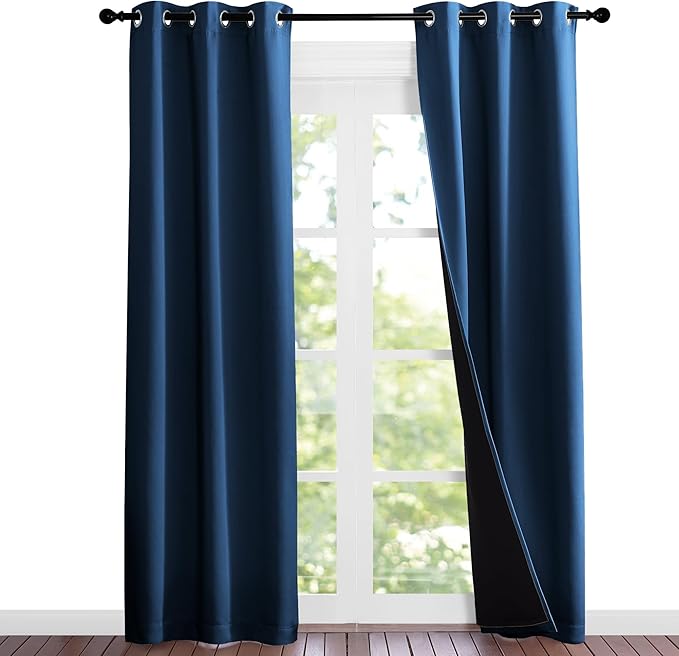 NICETOWN 100% Blackout Short Curtains by NICETOWN