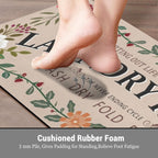 Non Slip Laundry Room Rug, Vintage Washable Runner, 20 x 48 Inch