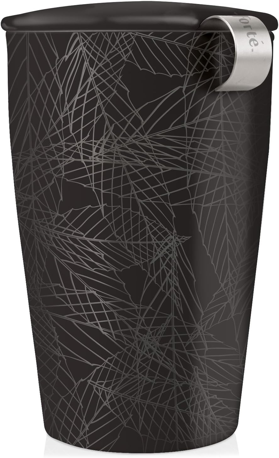 Tea Forte Noir Ceramic KATI Tea Cup with Infuser