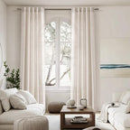 Nanspring Linen 102 Inch Long Curtains - Image 7