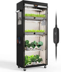 Bstrip Indoor Greenhouse with Grow Light, Oxford Fabric Grow Tent