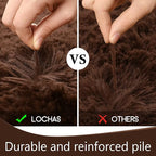 LOCHAS Ultra Soft Indoor Modern Area Rugs Fluffy Living Room Carpets - Image 5