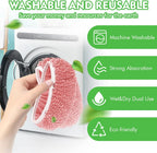 Reusable Microfiber Mop Pads Compatible with Swiffer Sweeper Mop