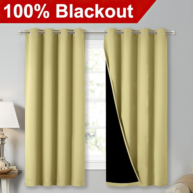 NICETOWN 100% Blackout Curtains - Image 2