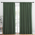 NICETOWN 2 Panels Blackout Curtains, Rod Pocket Thermal Insulated Drapess by NICETOWN