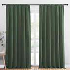 NICETOWN 2 Panels Blackout Curtains, Rod Pocket Thermal Insulated Drapess by NICETOWN