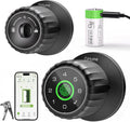 GHome Smart Fingerprint Door Lock, 4-IN-1 Smart Lock with Removable Battery