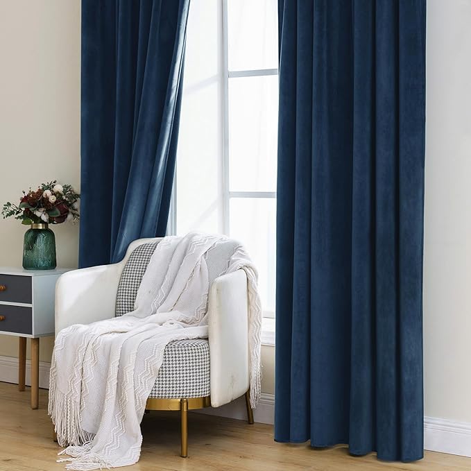 MIULEE Velvet Curtains 108 inches - Image 7