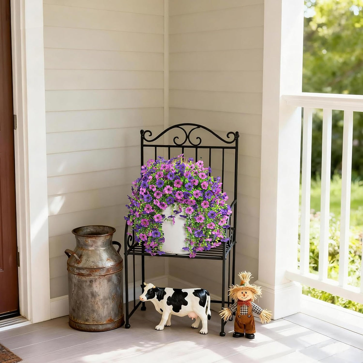 Artificial Fake Flowers Plants for Outdoor UV Resistant Spring Decoration