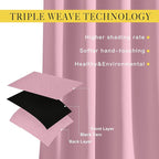 NICETOWN Blackout Curtains 54 inch Length - Image 3