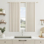 Guken 100% Blackout Curtains 54 Inch Length 2 Panels Set by Guken