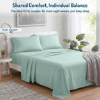 Coolmax® Cooling Sheets for Hot Sleepers, Queen Size, Aqua