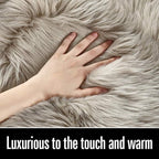 LOCHAS Soft Fluffy Faux Fur Rugs - Image 2