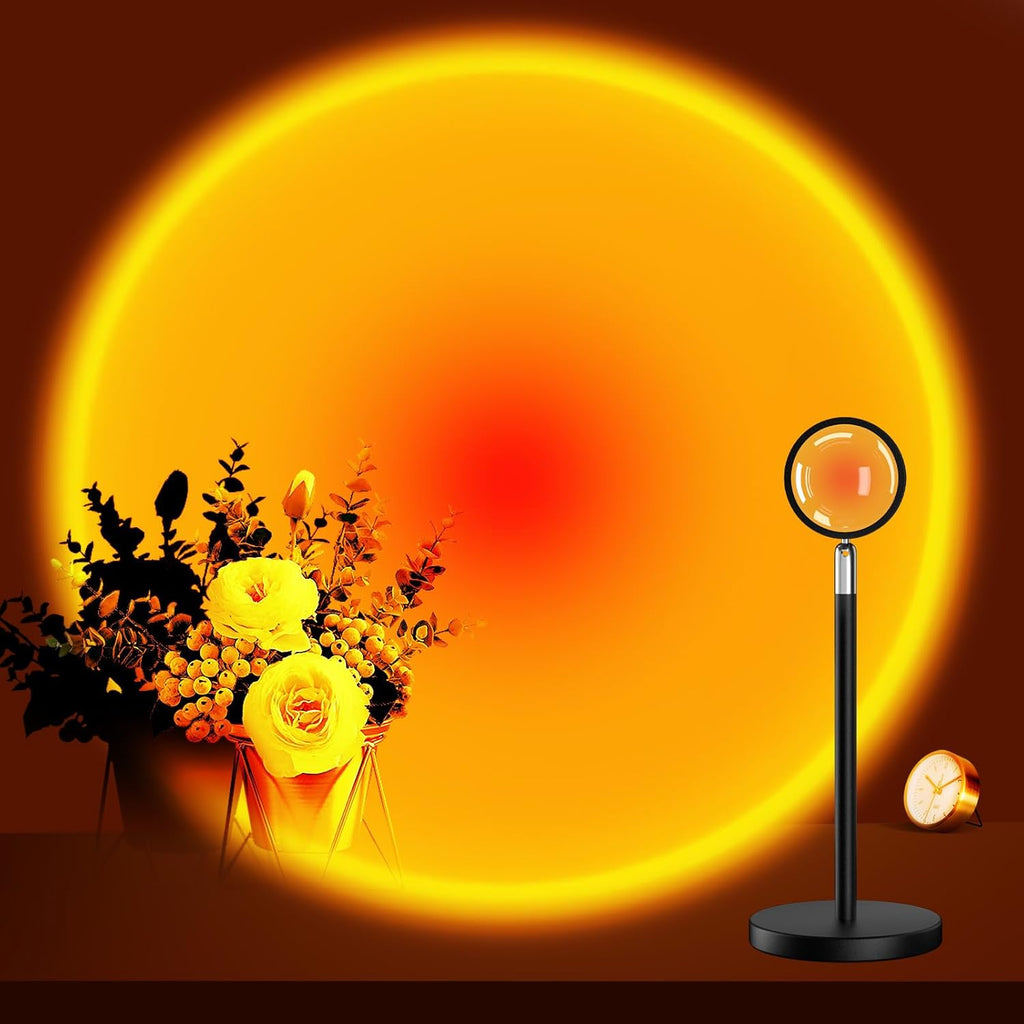 Neroupe Sunset Lamp Projector for Girls, Sunset Red Color Led Night Light