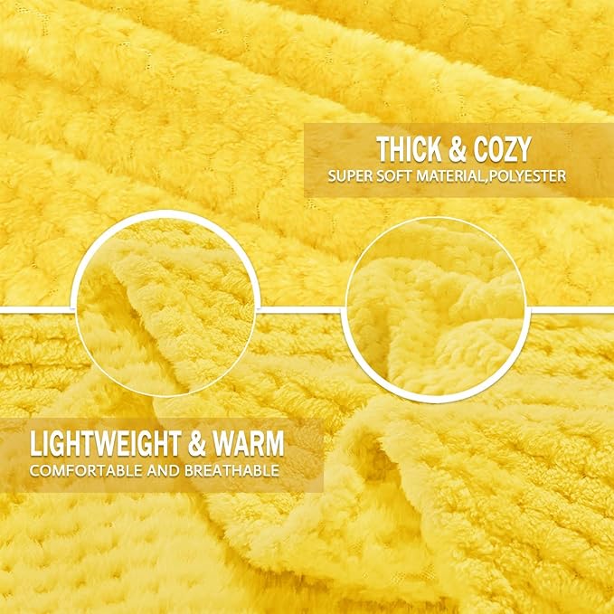 Exclusivo Mezcla Fleece Throw Blanket Extra Large, Super Soft and Warm Blankets - Image 5