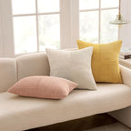 MIULEE Golden Mustard Decorative Throw Pillow Covers 20x20 Inch - Image 5